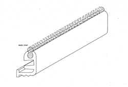 inner strips for classic aluminium polylok inserts